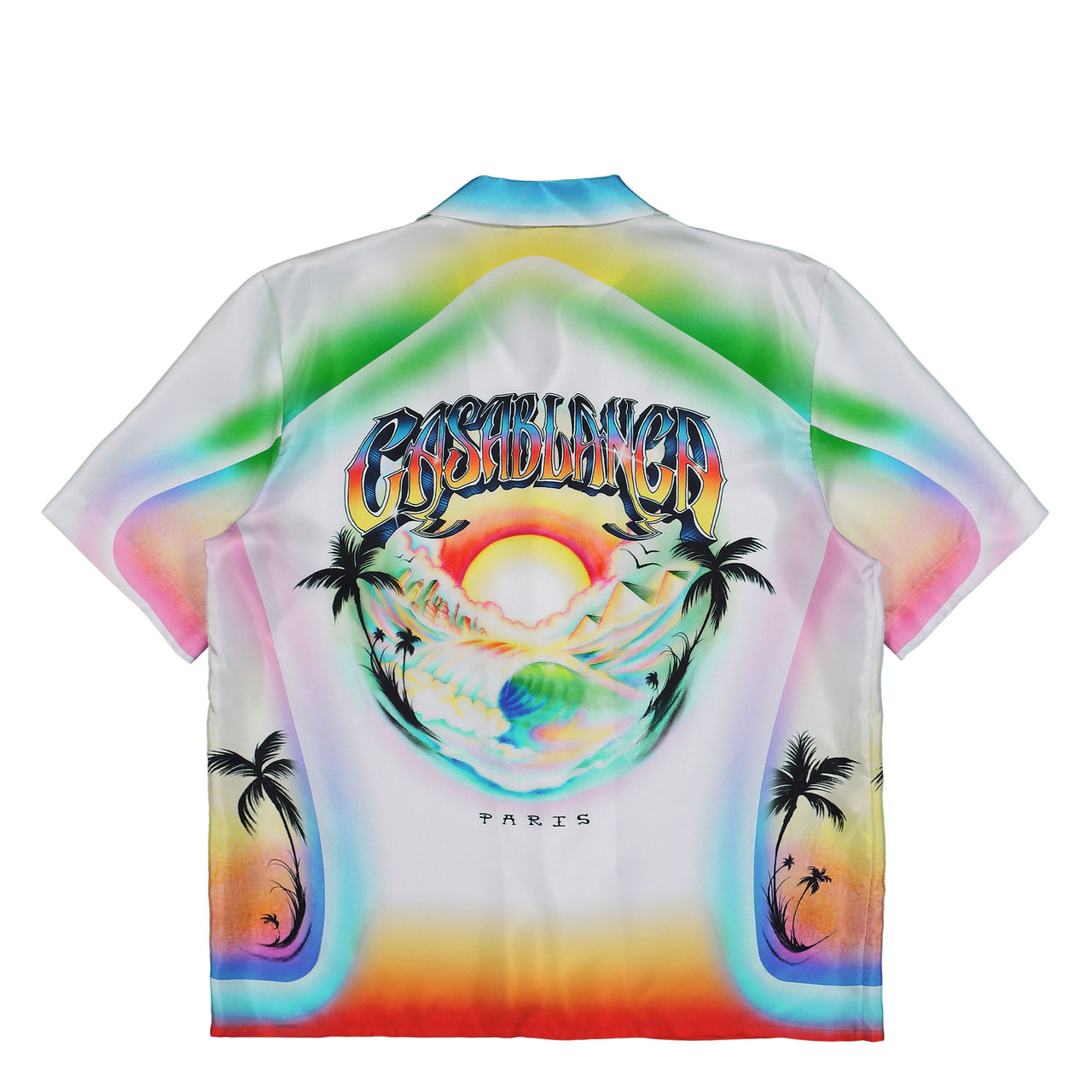 Casablanca Airspray Cuban Collar SS Shirt Casa Airspray Shirts M-PF26-SH-003-05 Detail View 1 | GATE
