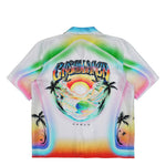 Casablanca Airspray Cuban Collar SS Shirt Casa Airspray Shirts M-PF26-SH-003-05 Detail View 2 | GATE