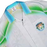 Casablanca Airspray Cuban Collar SS Shirt Casa Airspray Shirts M-PF26-SH-003-05 Detail View 3 | GATE