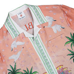 Casablanca Ethereal Cuban Collar SS Shirt Multicolor Shirts M-PF26-SH-003-06 Detail View 3 | GATE