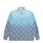 Casablanca Monogram Shacket Blue Jackets M-SP26-JK-449-01 Detail View 1 | GATE