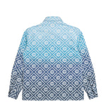Casablanca Monogram Shacket Blue Jackets M-SP26-JK-449-01 Detail View 2 | GATE