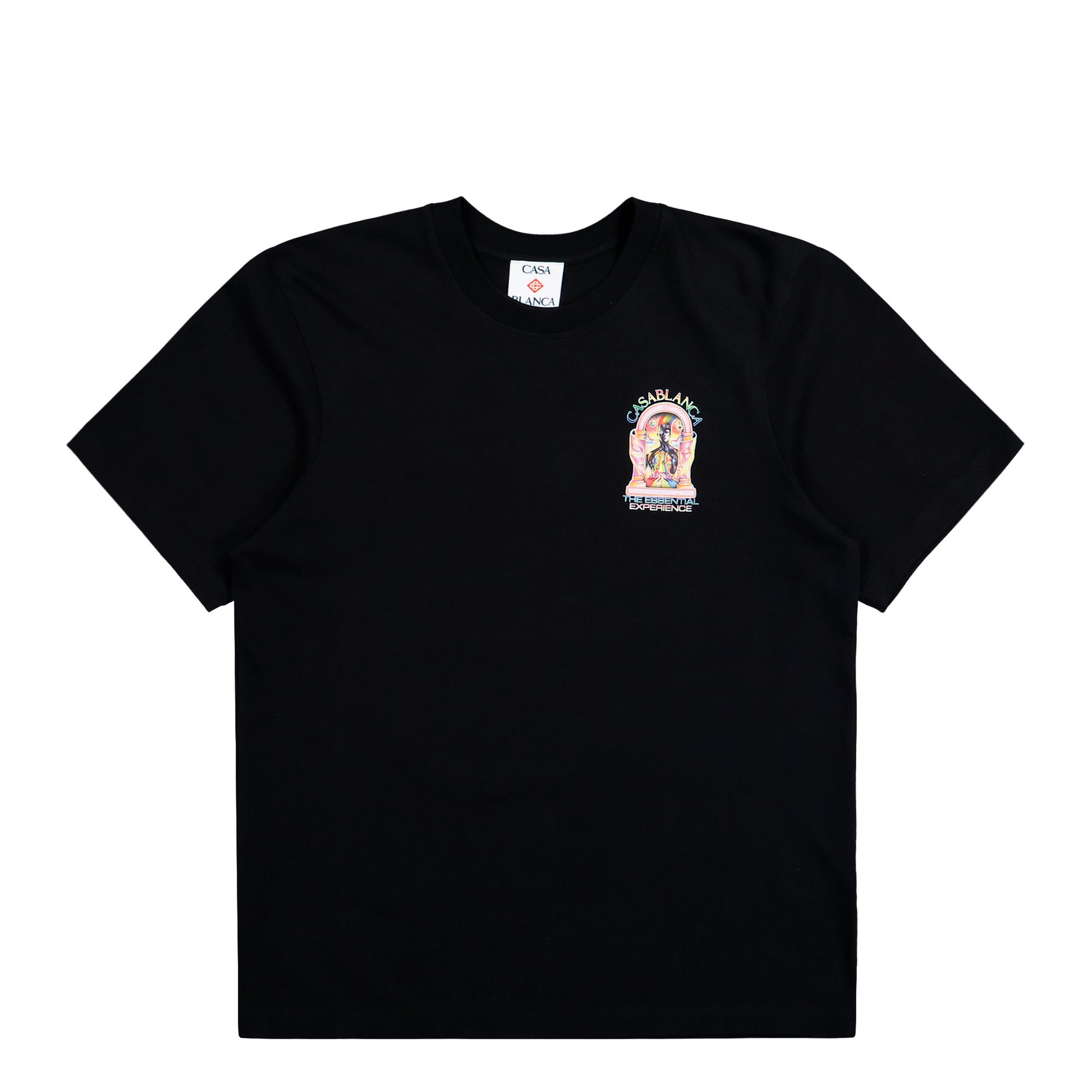 Casablanca The Essential Experience L'Arche Classic T-Shirt Black / Multicolor T-Shirts M-SP26-JTS-001-17 Detail View 1 | GATE