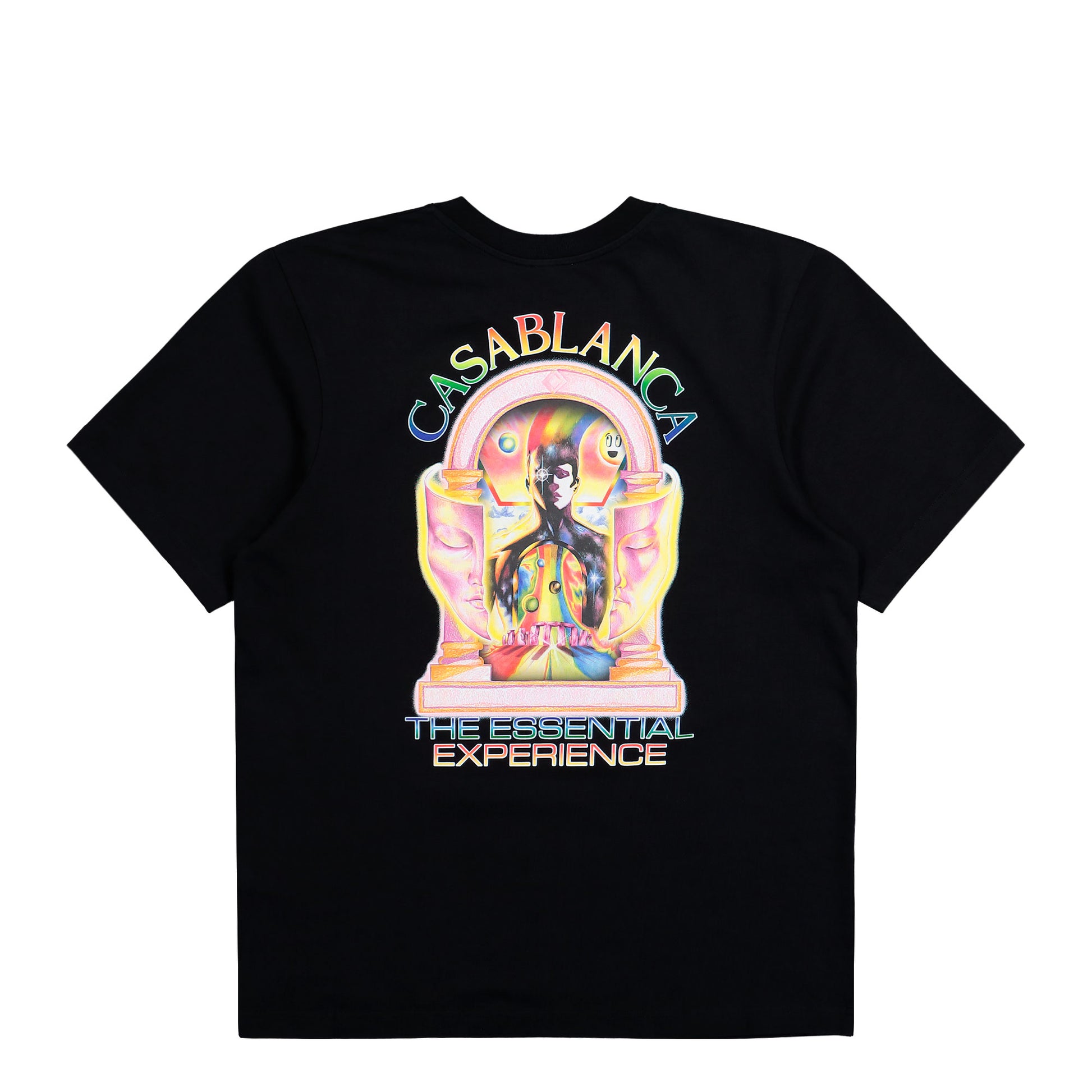 Casablanca The Essential Experience L'Arche Classic T-Shirt Black / Multicolor T-Shirts M-SP26-JTS-001-17 Detail View 2 | GATE