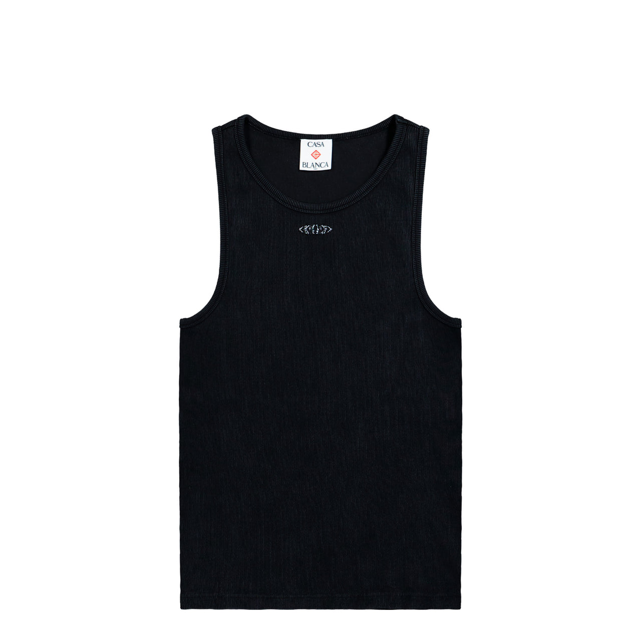 Faded Ribbed Tank Top