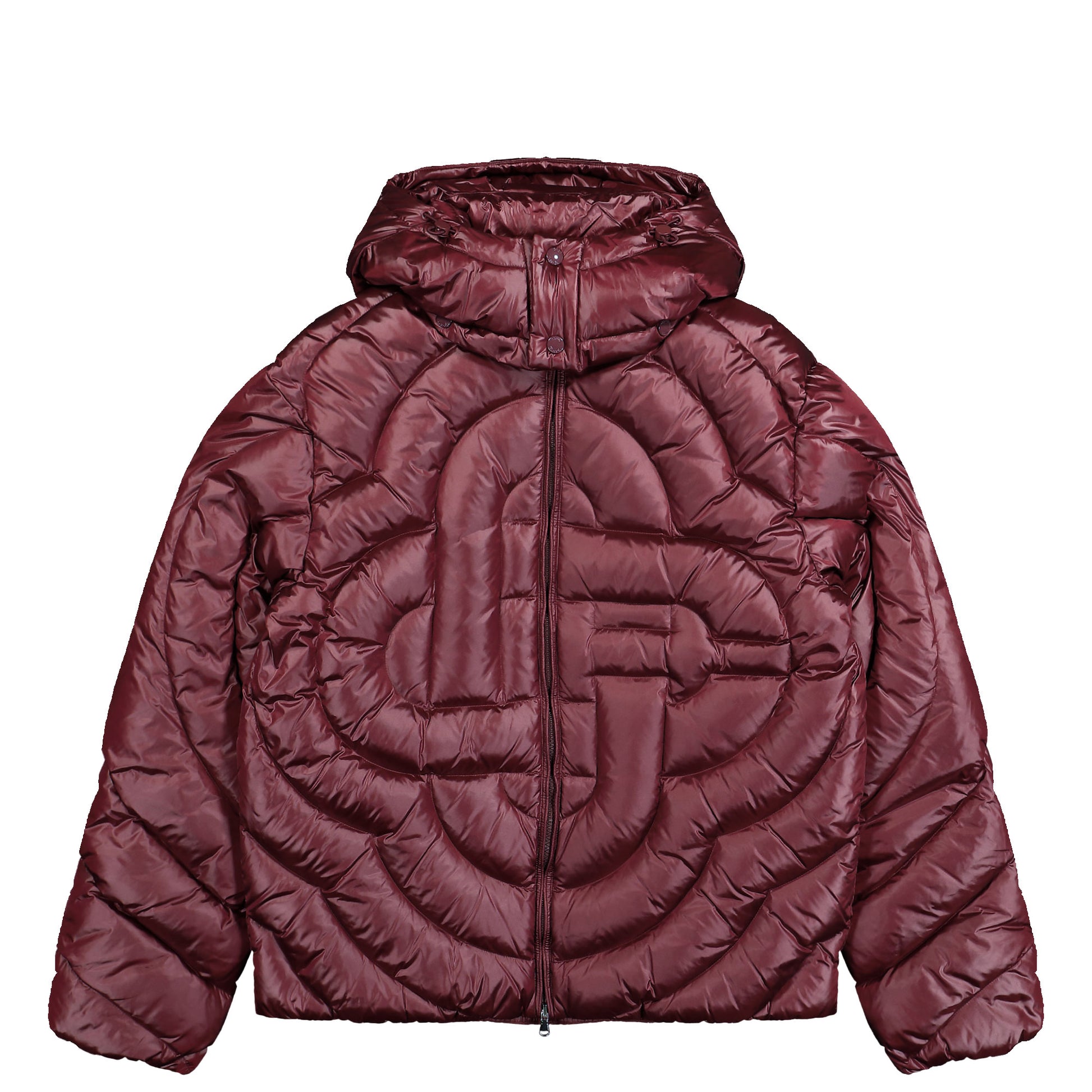 Casablanca Quilted Puffer Jacket Burgundy Jackets M-SP26-OT-227-01 | Overkill