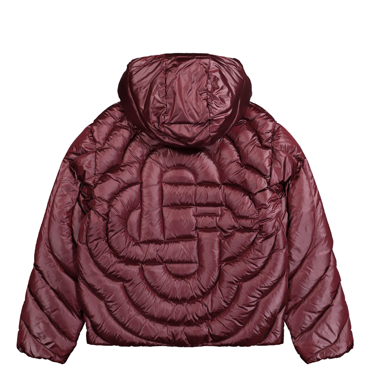 Casablanca Quilted Puffer Jacket Burgundy Jackets M-SP26-OT-227-01 | Overkill