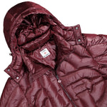 Casablanca Quilted Puffer Jacket Burgundy Jackets M-SP26-OT-227-01 Material | Overkill