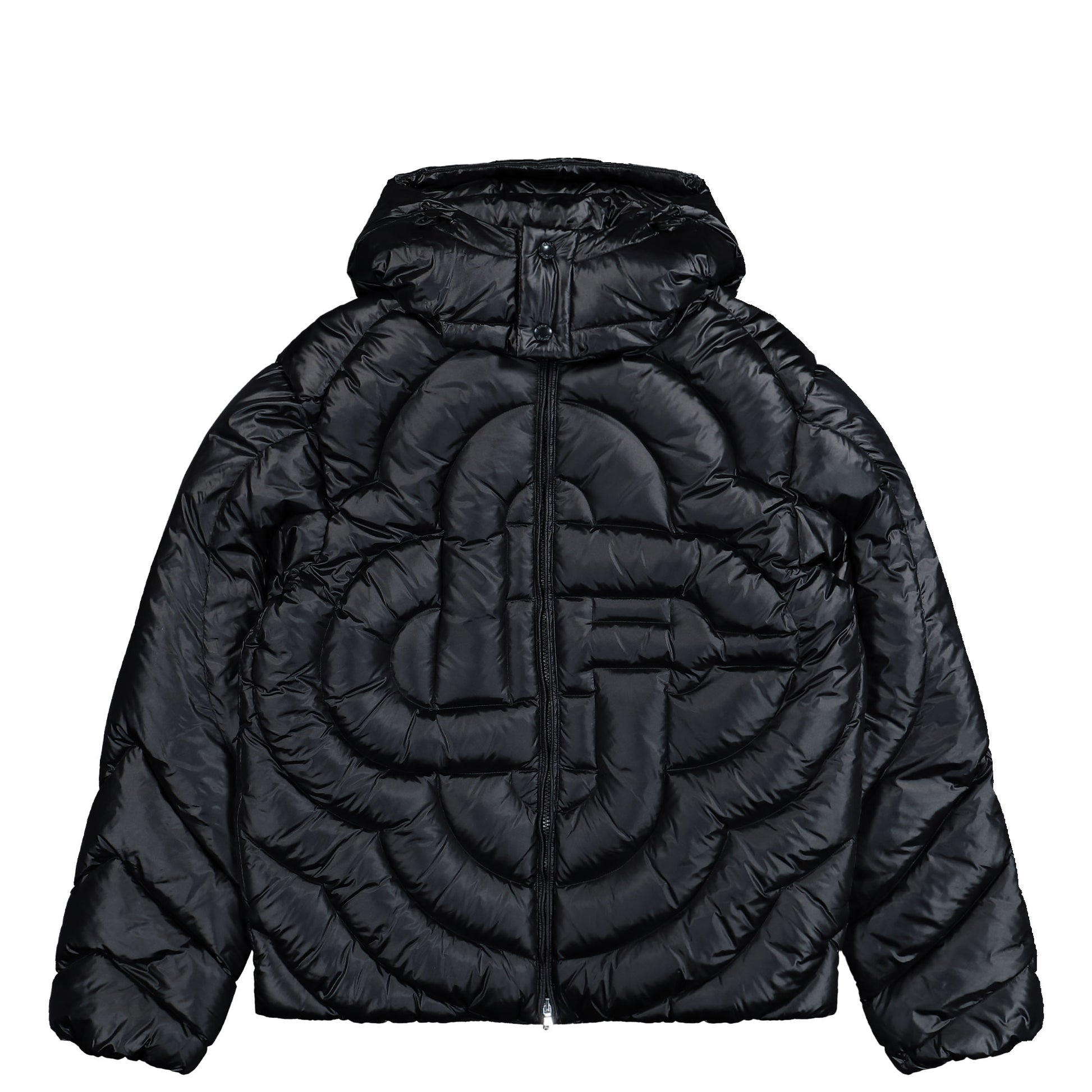 Casablanca Quilted Puffer Jacket Black Jackets M-SP26-OT-227-02 Detail View 1 | GATE