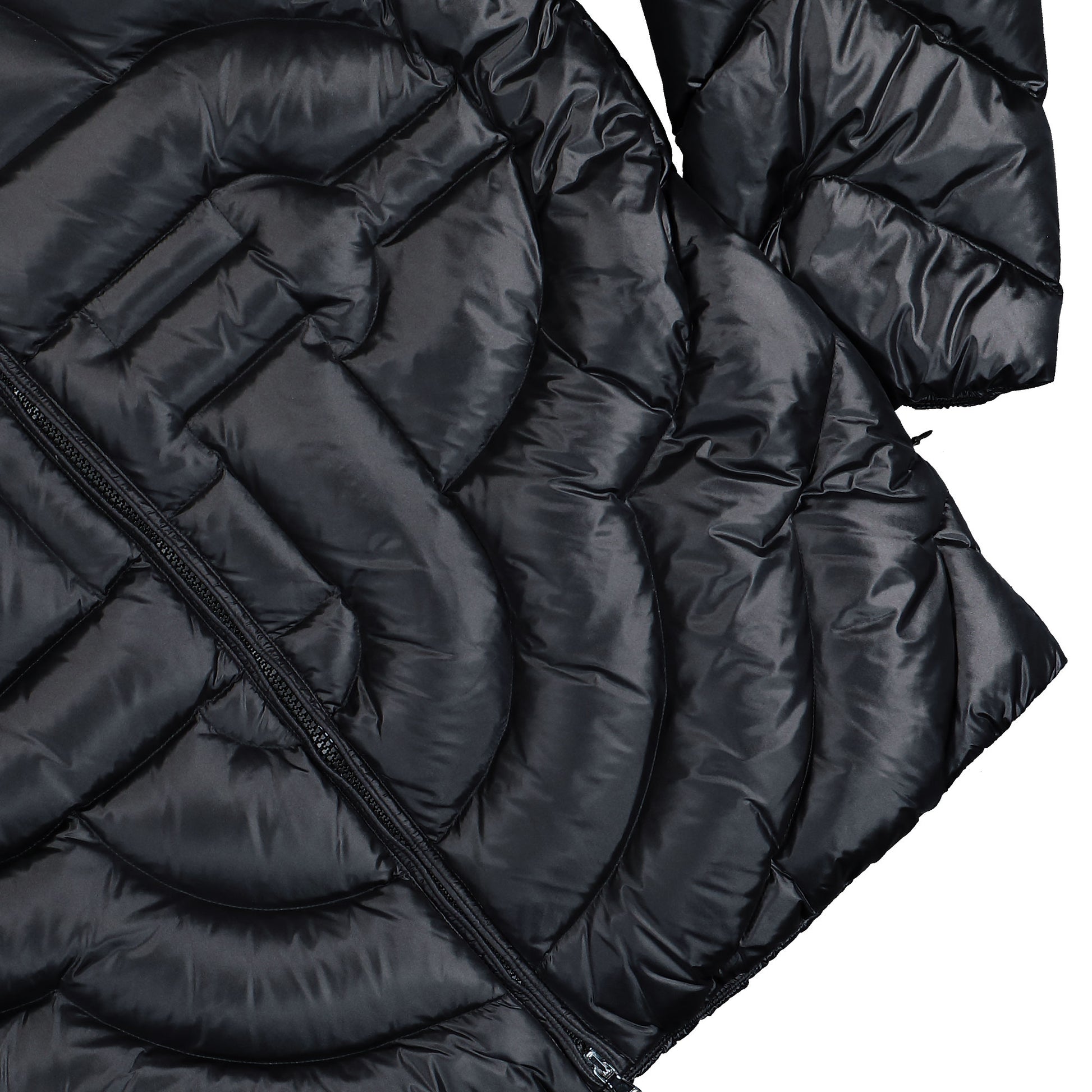 Casablanca Quilted Puffer Jacket Black Jackets M-SP26-OT-227-02 Detail View 4 | GATE