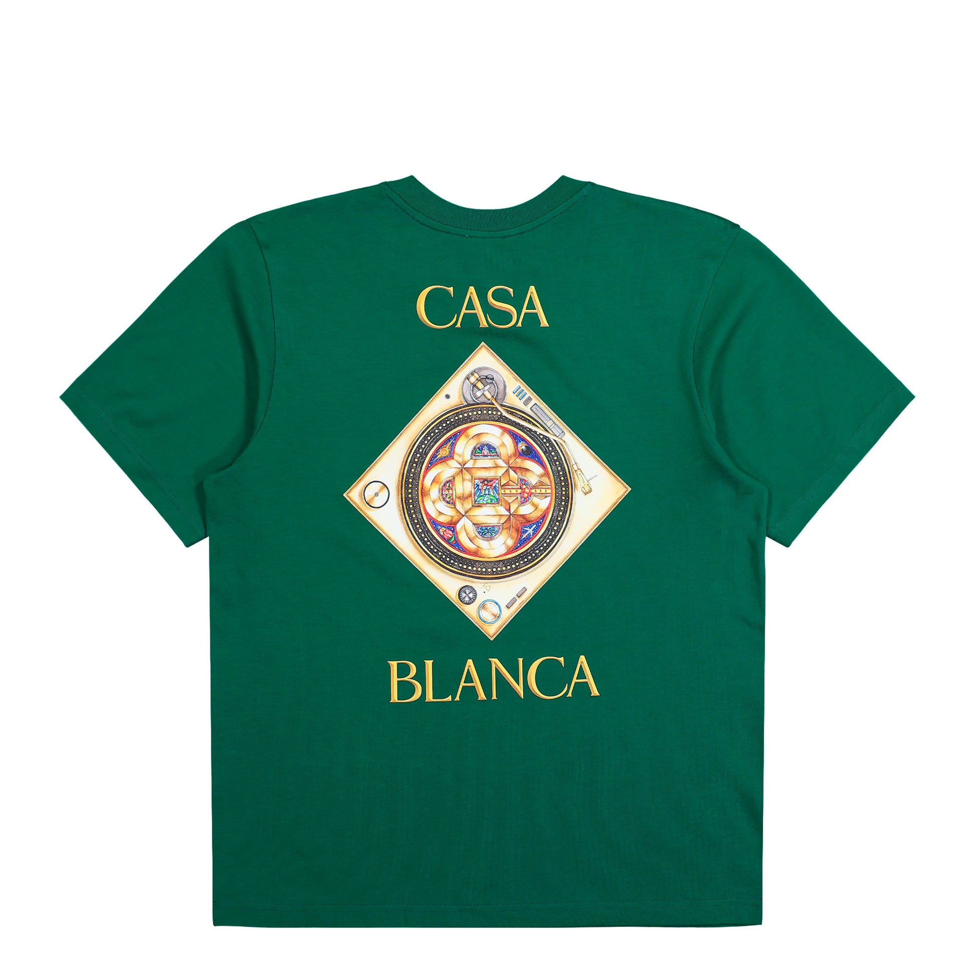 Casablanca Plafond Orne De Musique-Classic T-Shirt Green / Multicolor T-Shirts M-SS26-JTS-001-03 Detail View 2 | GATE