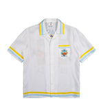 Casablanca Tennis Landscape Cuban Collar SS Shirt Flower Court Icon Shirts M-SS26-SH-003-04 Detail View 1 | GATE
