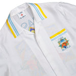 Casablanca Tennis Landscape Cuban Collar SS Shirt Flower Court Icon Shirts M-SS26-SH-003-04 Detail View 3 | GATE
