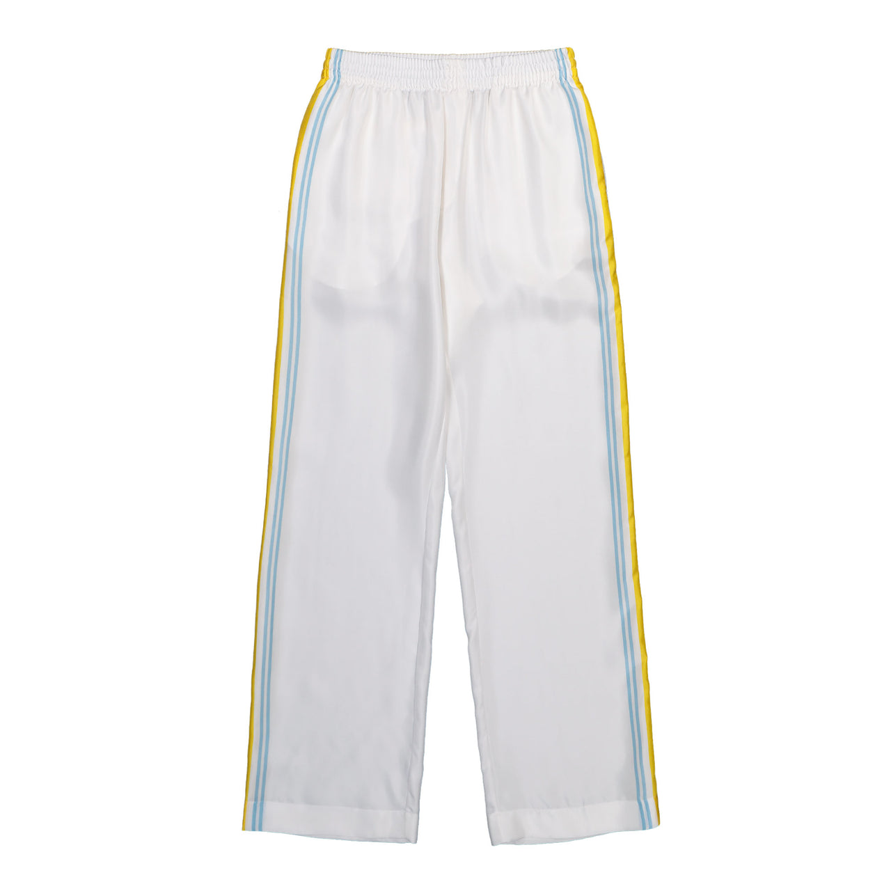 Casablanca Tennis Landscape Silk Twill Trousers Tennis Landscape Sweat & Track Pants M-SS26-TR-398-02 Detail View 1 | GATE
