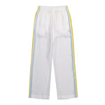 Casablanca Tennis Landscape Silk Twill Trousers Tennis Landscape Sweat & Track Pants M-SS26-TR-398-02 Detail View 1 | GATE
