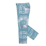 Casablanca Pearlescent Monogram Baggy Jeans Monogram Denim M-SS26-TR-424-01 Detail View 3 | GATE
