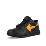 Off-White Out Of Office Calf Leather Black / Ocher Yellow  Sneaker OMIA189S26LEA0011016 Detail View 5 | GATE
