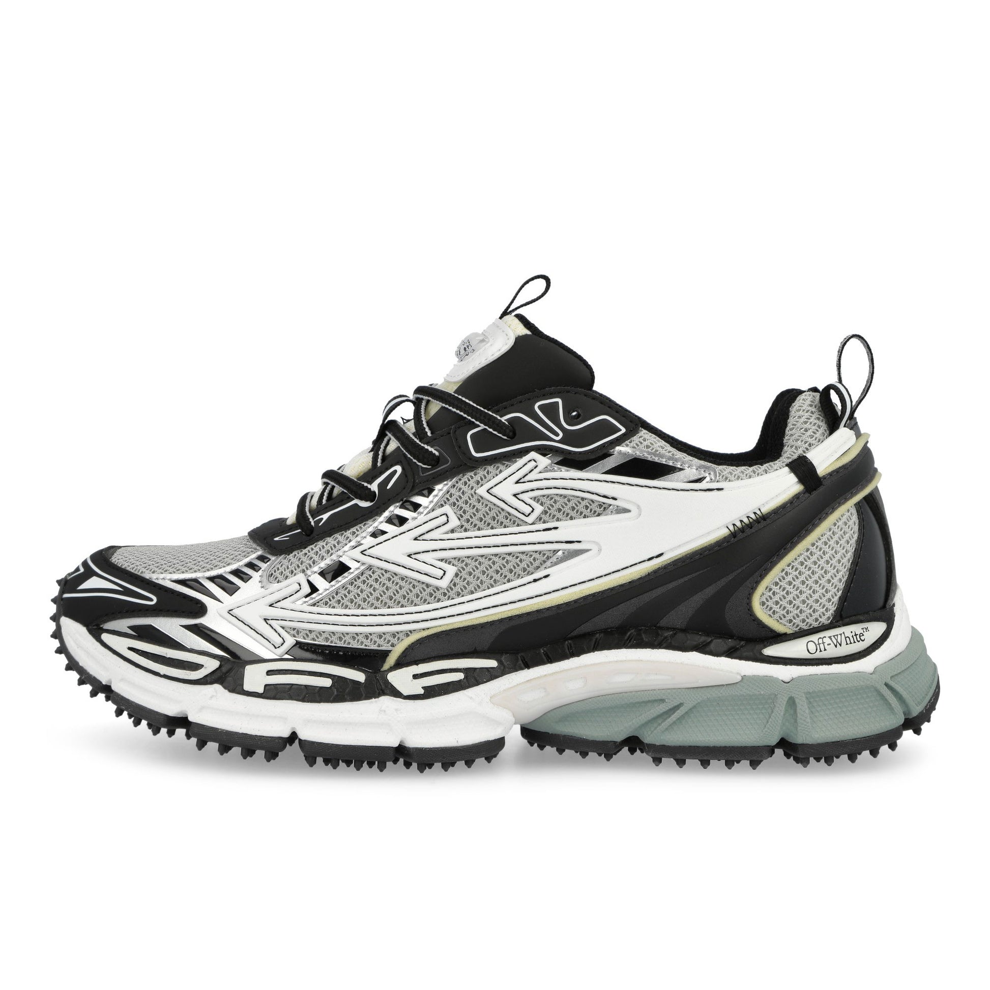 Off-White OW Be Right Back Light Grey / Black Sneaker OMIA295C99FAB0010510 Detail View 1 | GATE
