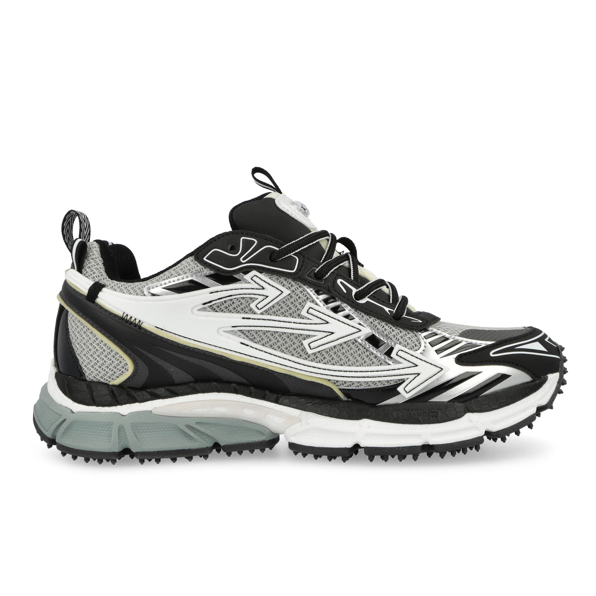 Off-White OW Be Right Back Light Grey / Black Sneaker OMIA295C99FAB0010510 Detail View 2 | GATE
