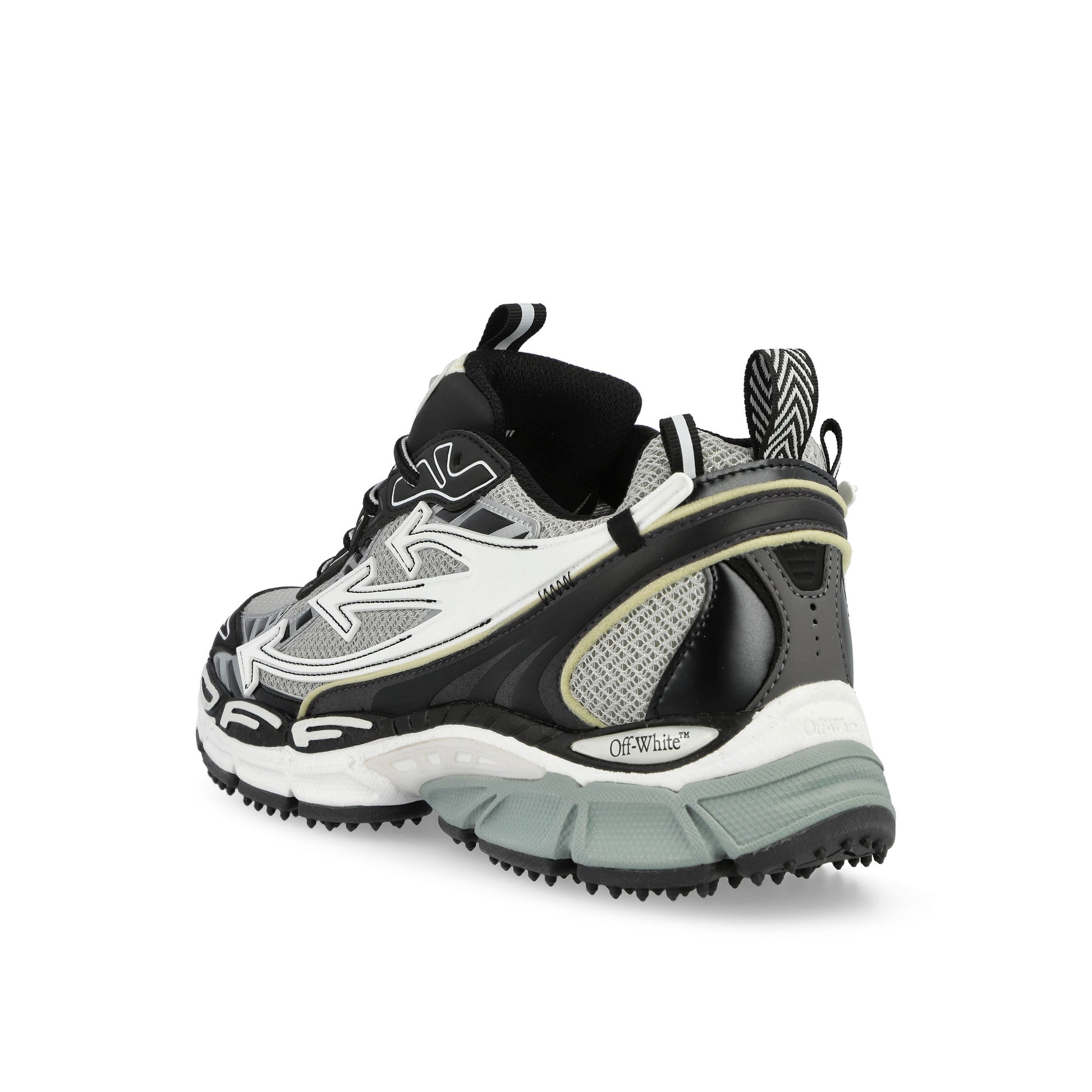 Off-White OW Be Right Back Light Grey / Black Sneaker OMIA295C99FAB0010510 Detail View 4 | GATE

