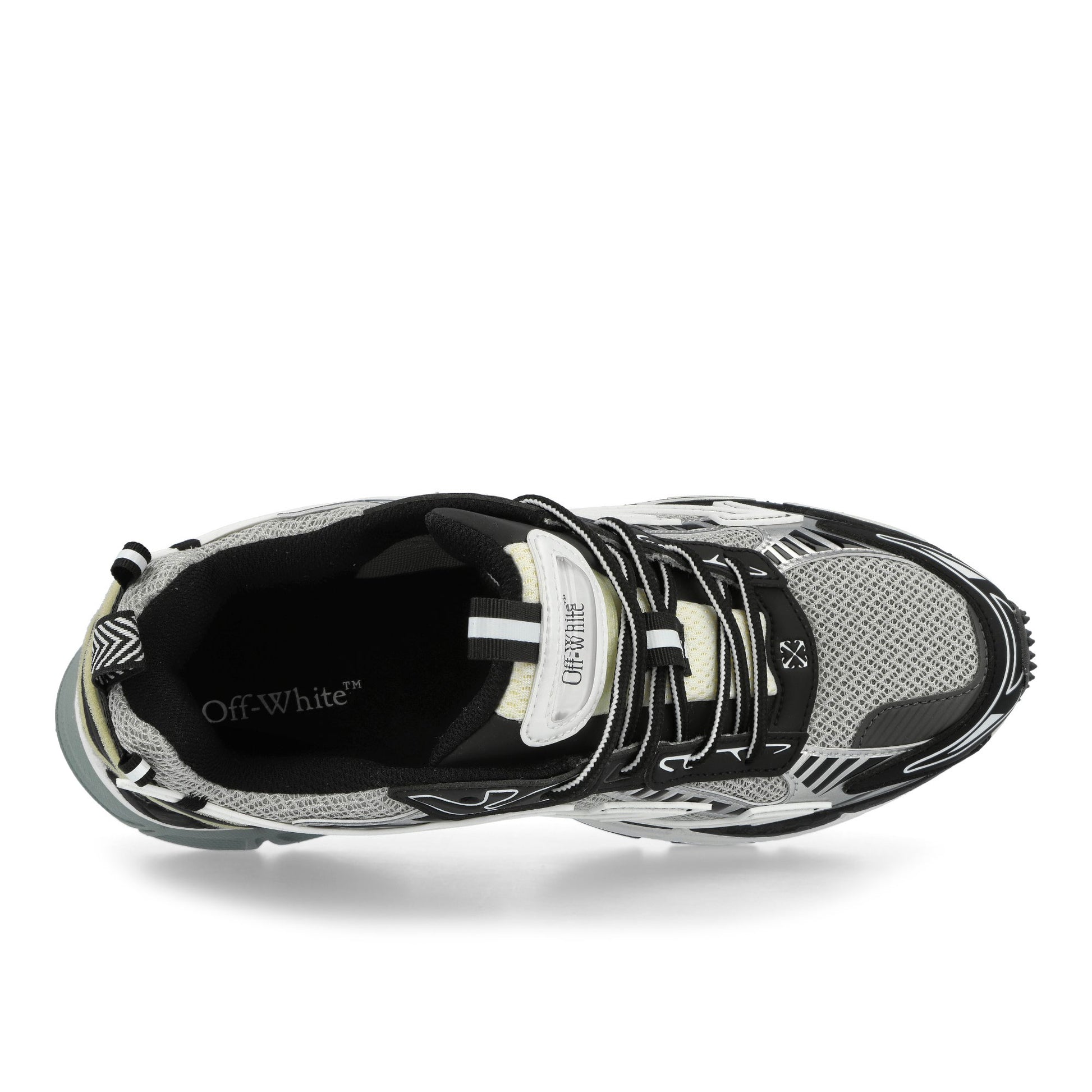 Off-White OW Be Right Back Light Grey / Black Sneaker OMIA295C99FAB0010510 Detail View 6 | GATE
