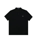 Fred Perry Plain Fred Perry Shirt Black Detail view 1 | Gate