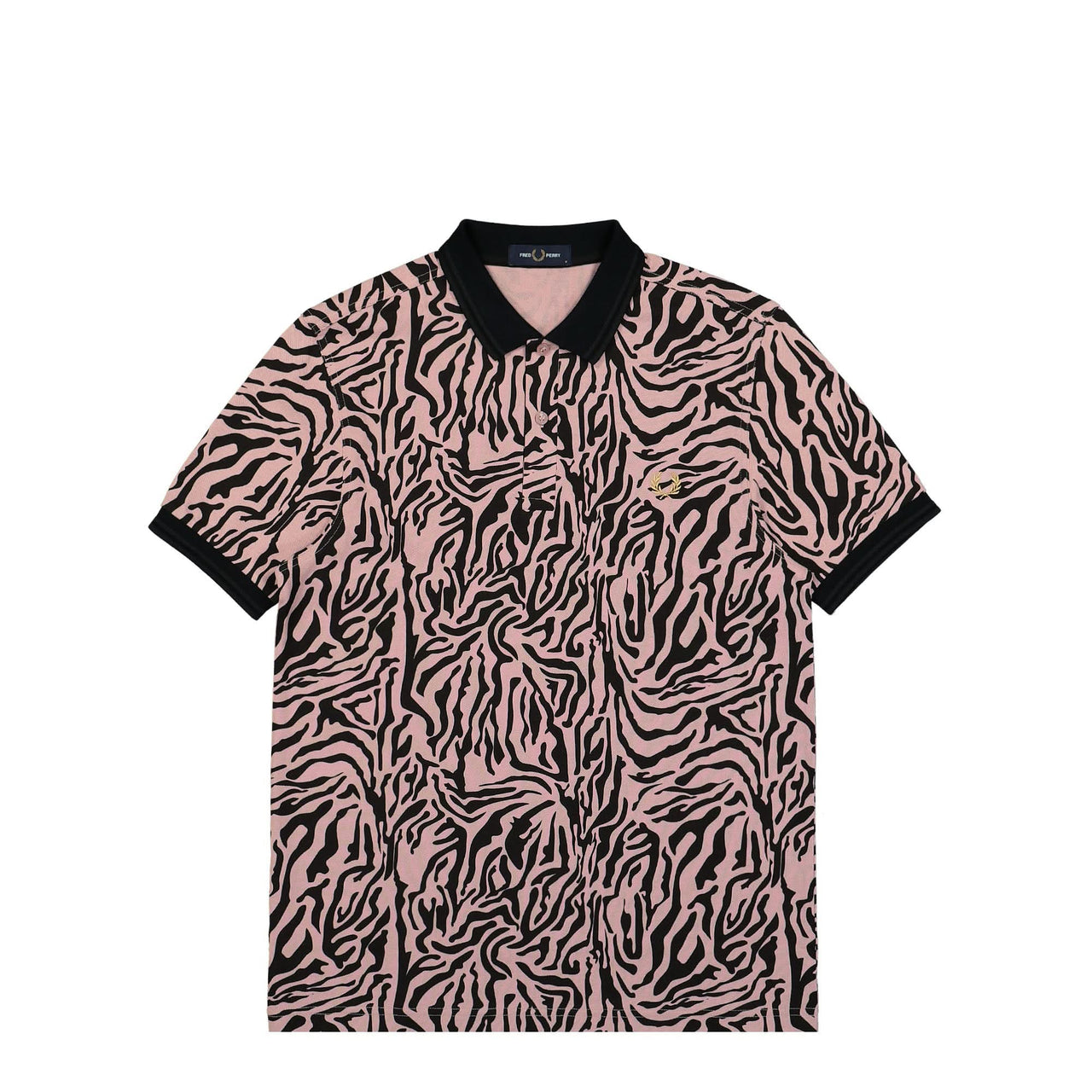 Zebra Print Fred Perry Shirt