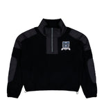 GmbH Fleece Half-Zip W Patches Black Sweatshirts Mathis Detail View 1 | GATE