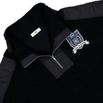 GmbH Fleece Half-Zip W Patches Black Sweatshirts Mathis Detail View 3 | GATE