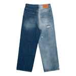 VETEMENTS Degrade Effect Jeans Light Blue / Blue Denim ME76DP079LN Detail View 2 | GATE

