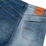 VETEMENTS Degrade Effect Jeans Light Blue / Blue Denim ME76DP079LN Detail View 5 | GATE
