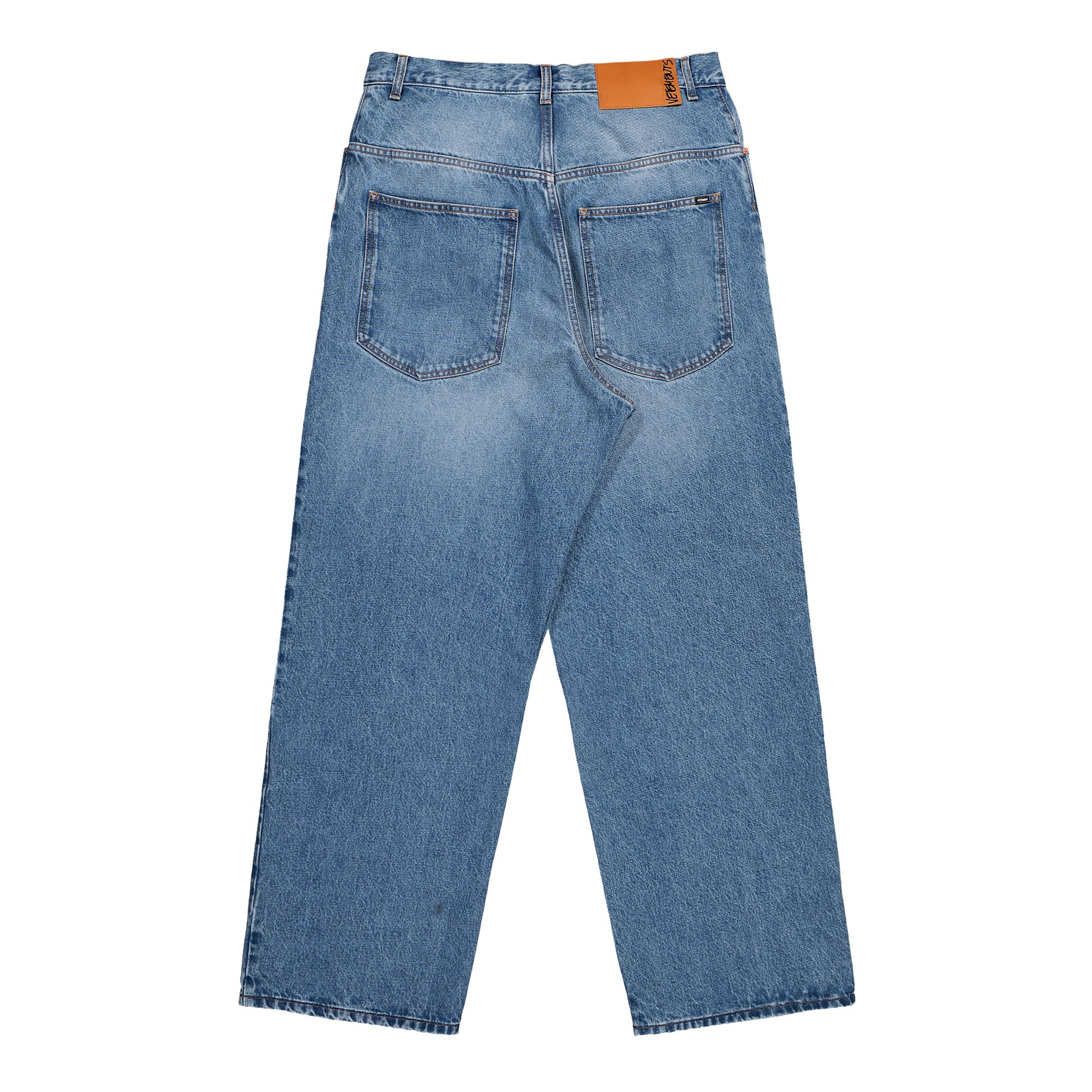 VETEMENTS Made In Europe Jeans Blue Denim ME76DP087NE Detail View 2 | GATE
