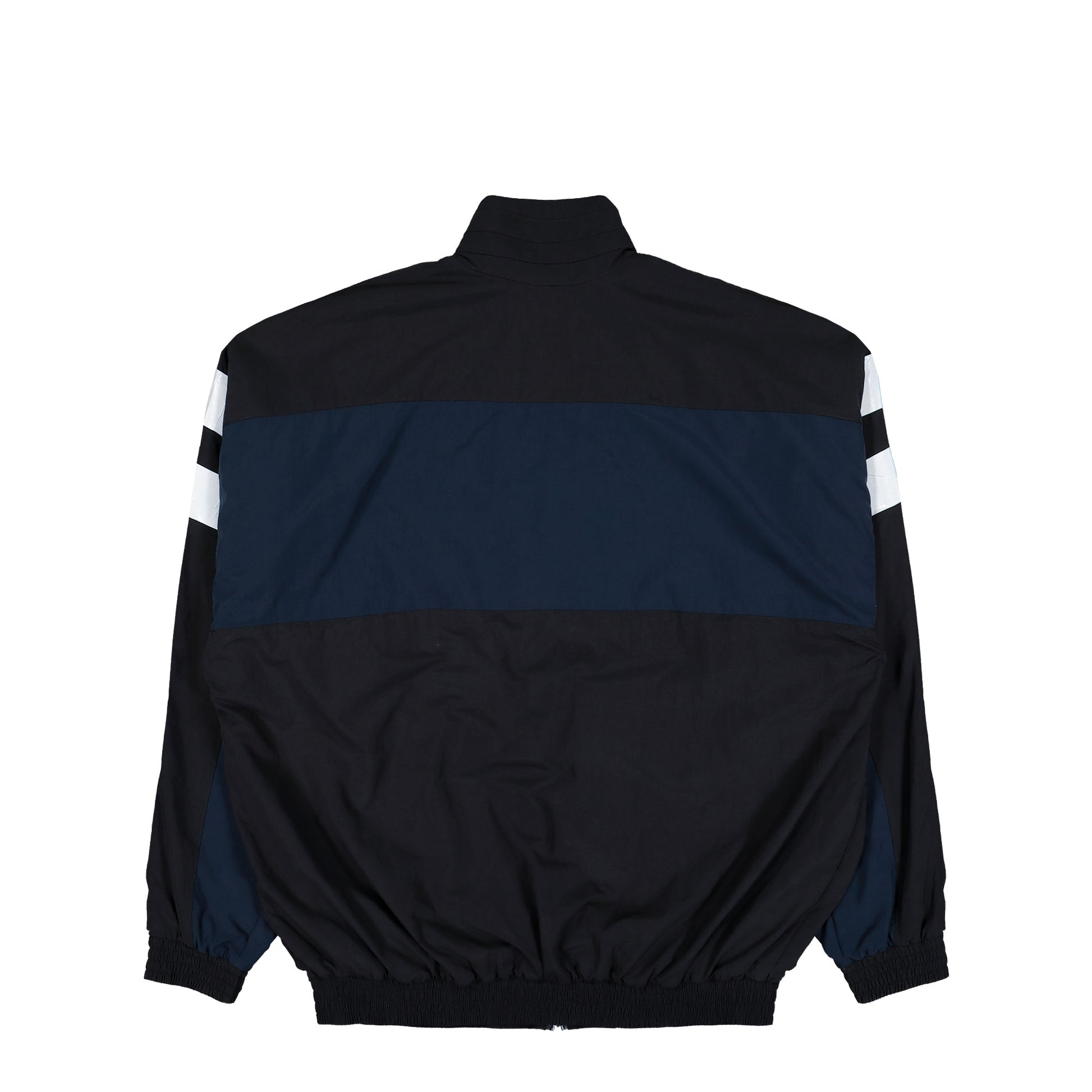 VETEMENTS Taped Tracksuit Jacket Black / Blue Tracksuit Tops ME76GJ113BN Detail View 2 | GATE