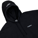 VETEMENTS Iconic Logo Hoodie Black Hoodies ME76HD137B Detail View 3 | GATE