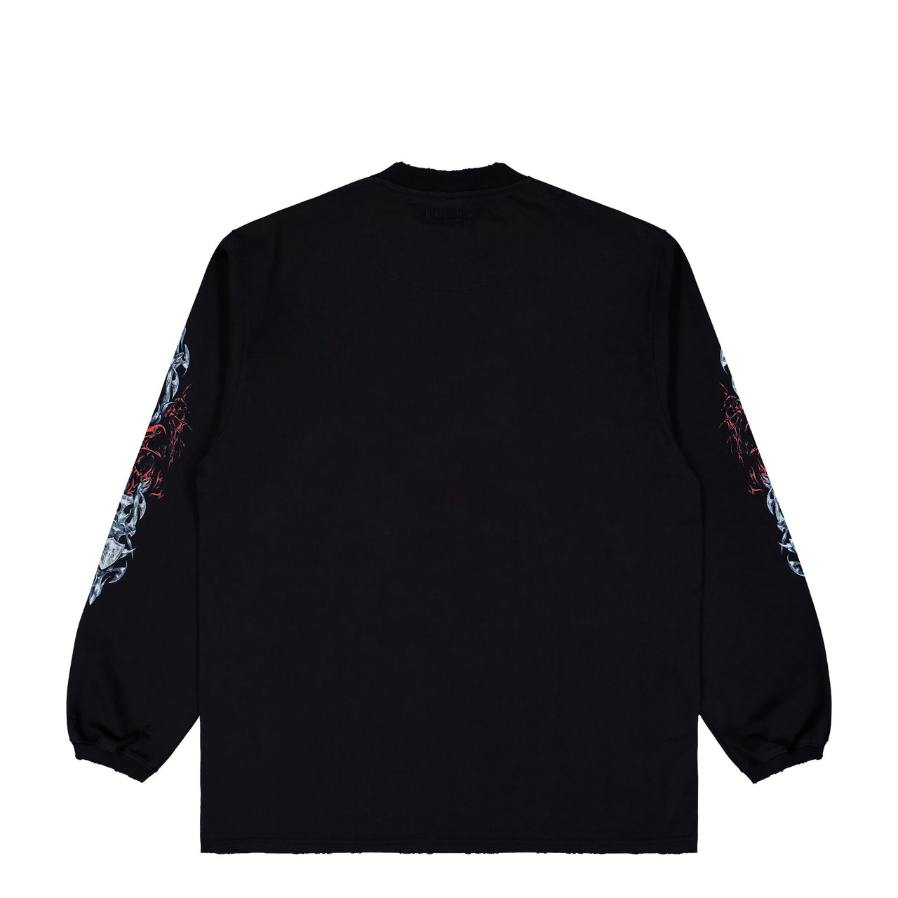 VETEMENTS Metal Longsleeve Washed-Out Black Longsleeves ME76LS194BX Detail View 1 | GATE