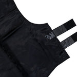 VETEMENTS Leather Velcro Vest Black Vests ME76LV016B Detail View 4 | GATE
