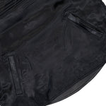 VETEMENTS Leather Velcro Vest Black Vests ME76LV016B Detail View 6 | GATE
