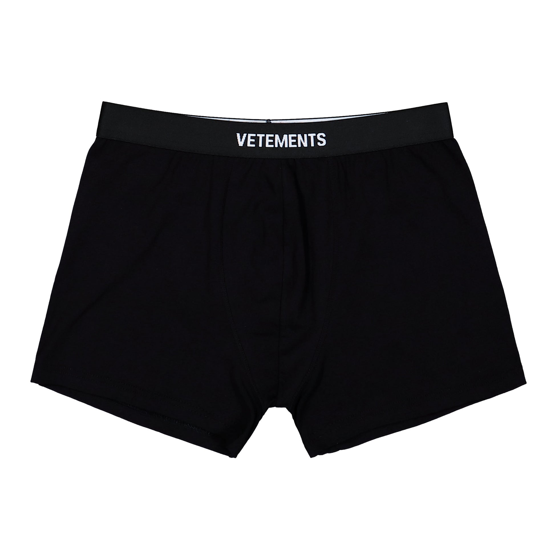 VETEMENTS Logo Boxers Black Trunks & Boxers ME76UN273B Detail View 1 | GATE