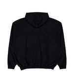 VETEMENTS Taped Zip-Up Hoodie Black Hoodies ME76ZU142B Detail View 2 | GATE