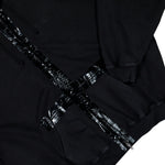 VETEMENTS Taped Zip-Up Hoodie Black Hoodies ME76ZU142B Detail View 4 | GATE