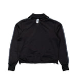 Prototypes Mens Rhinestone Track Jacket Black Tracksuit Top PT09SW01MWBK Detail View 2 | GATE
