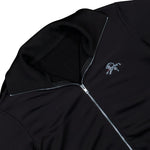 Prototypes Mens Rhinestone Track Jacket Black Tracksuit Top PT09SW01MWBK Detail View 3 | GATE
