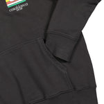 Casablanca Racing Icon Embroidered Hooded Sweatshirt Black Hoodies MF21-JTP-003 Detail View 4 | GATE

