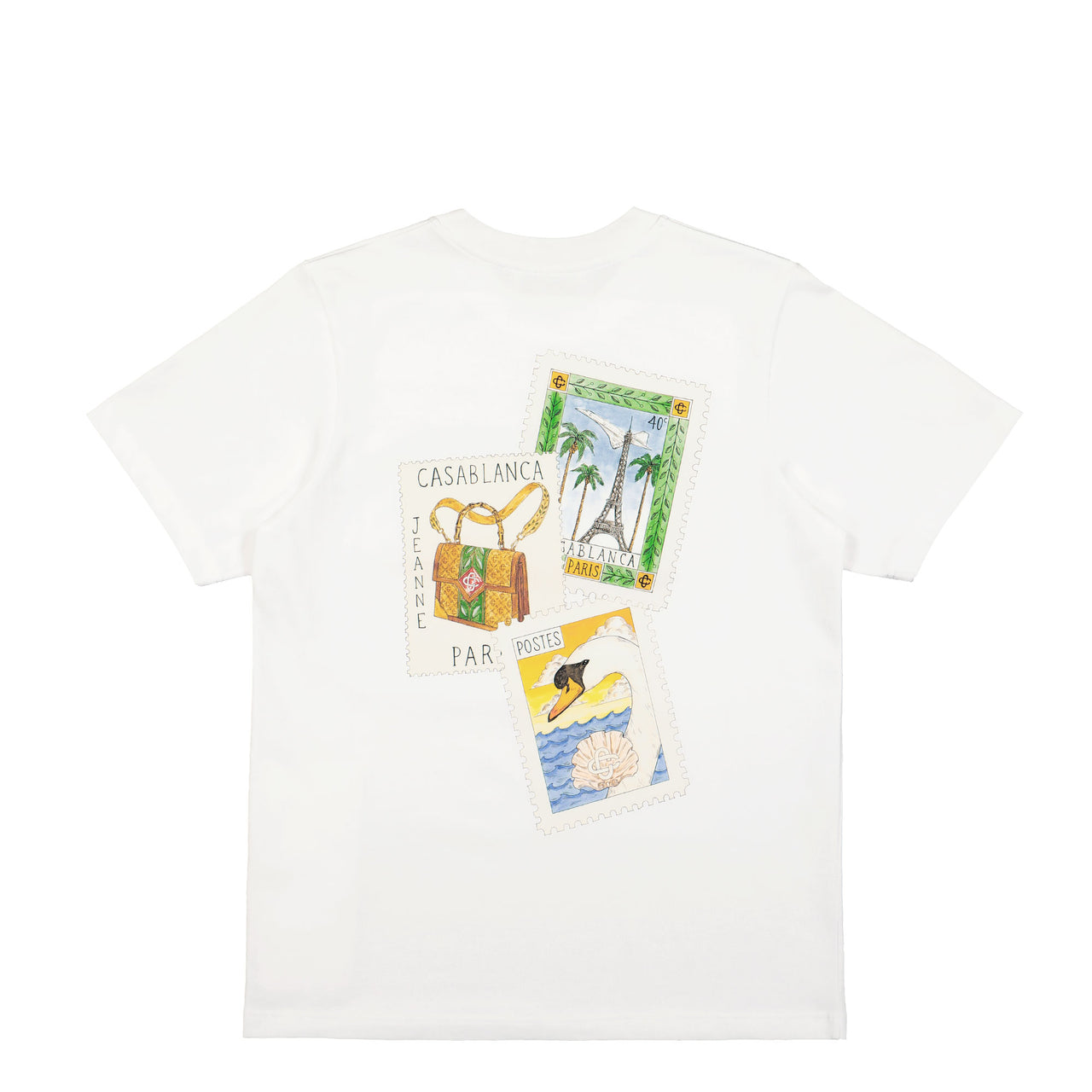 Casablanca Souvenirs de Vacances Printed T-Shirt Souvenirs de Vacances T-Shirts MF22-JTS-001-10 | Overkill
