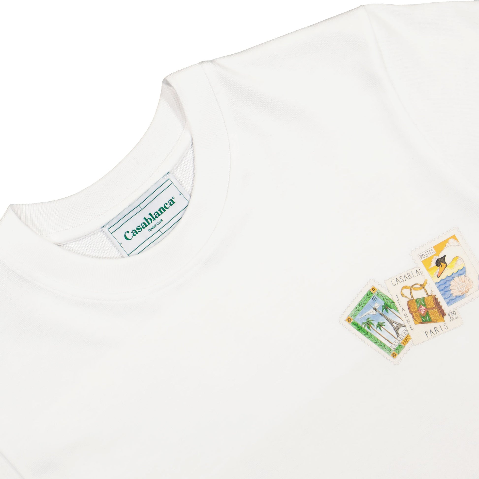 Casablanca Souvenirs de Vacances Printed T-Shirt Souvenirs de Vacances T-Shirts MF22-JTS-001-10 Detailfoto | Overkill
