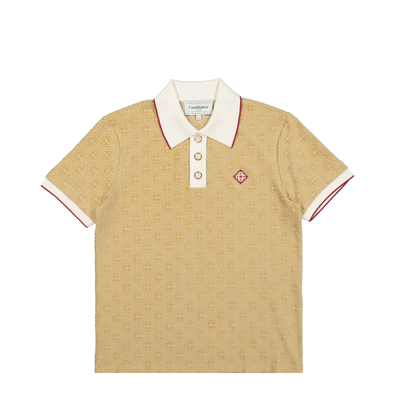 Monogram Velour Polo