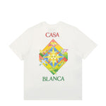 Casablanca Les Elements Printed T-Shirt White Detail view 2 | Gate