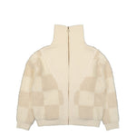 Checked Boucle Cardigan