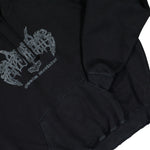 VETEMENTS Antihate Hoodie Washed Black Hoodies MH27HD201B Detail View 4 | GATE