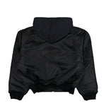 Alpha Industries x VETEMENTS Reconstructed Bomber Jacket Black Jackets MH27JA018B Detail View 2 | GATE
